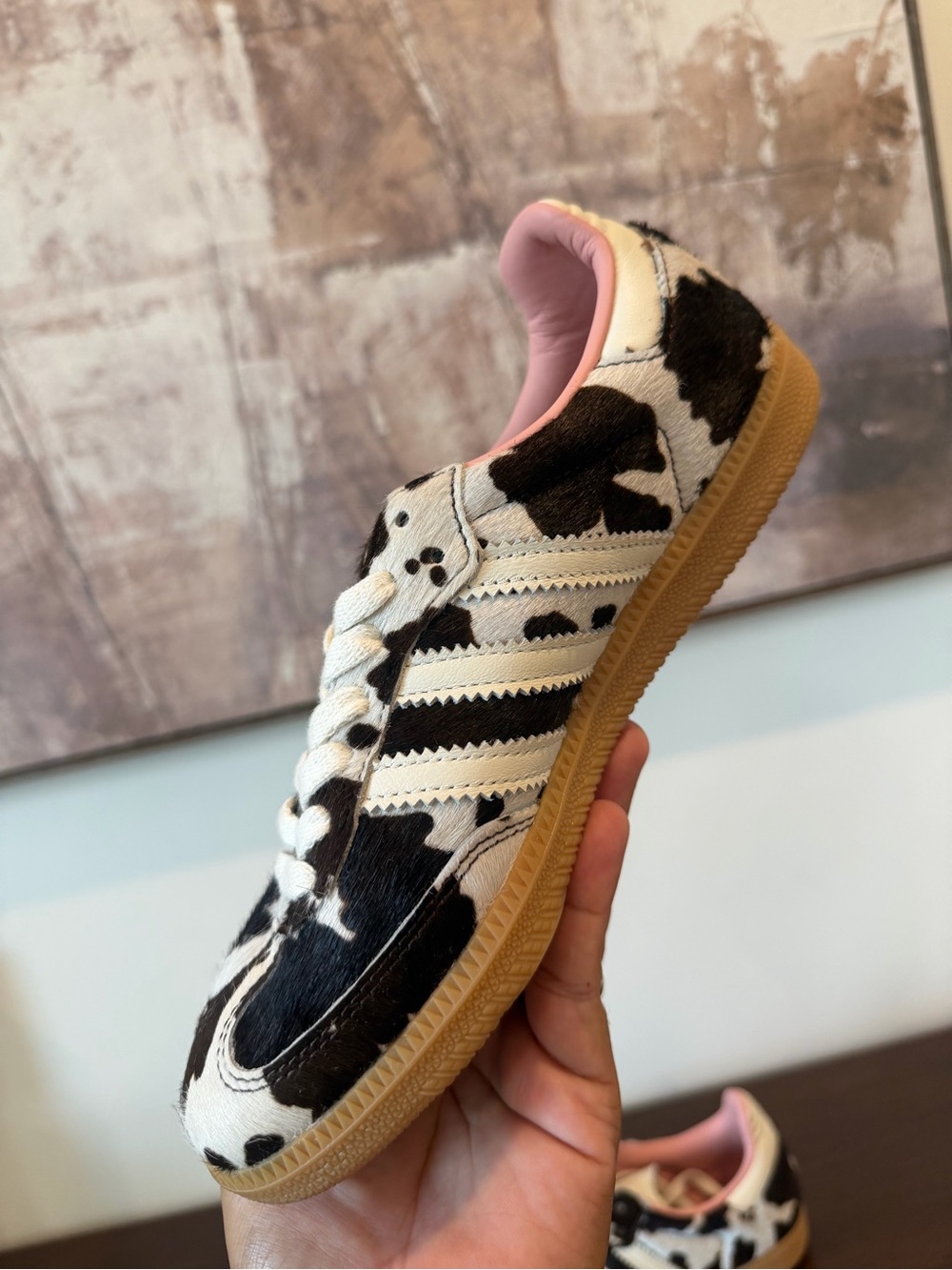 Adidas SAMBA OG 'Cow Print' Brown White Pink - Picture 7 of 13